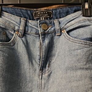 Forever 21 Men's Slim Blue Denim Joggers